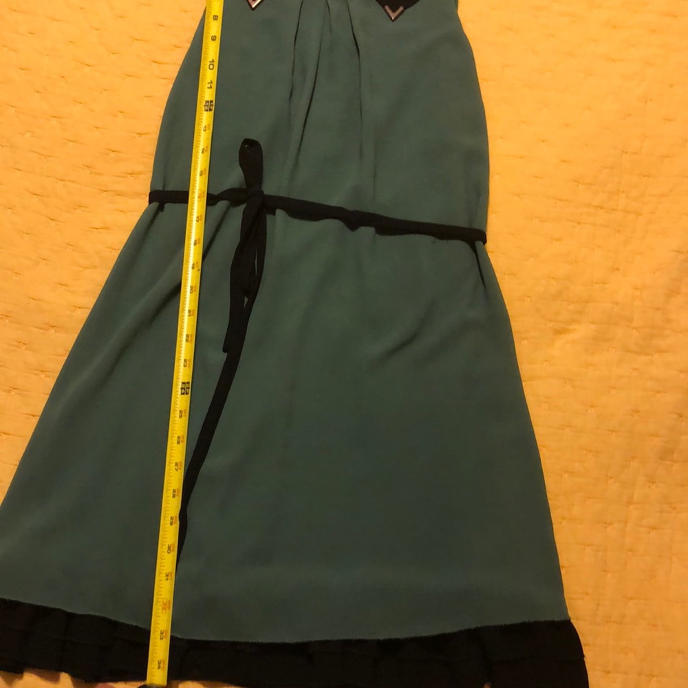Green cocktail dress